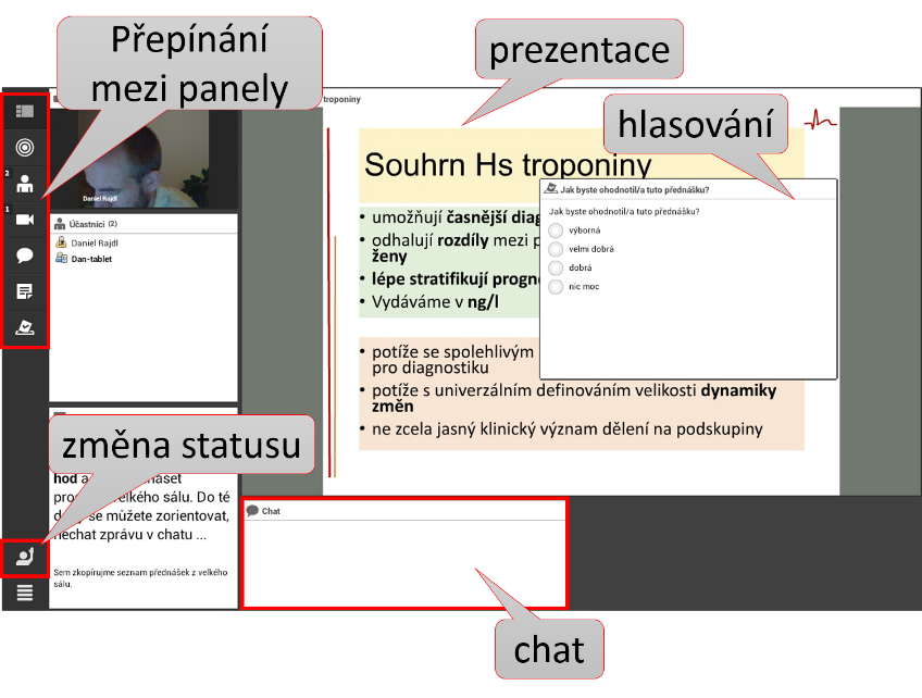 Adobe Connect - prostředí